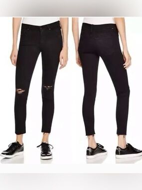 MOTHER Looker Ankle Fray, size 30